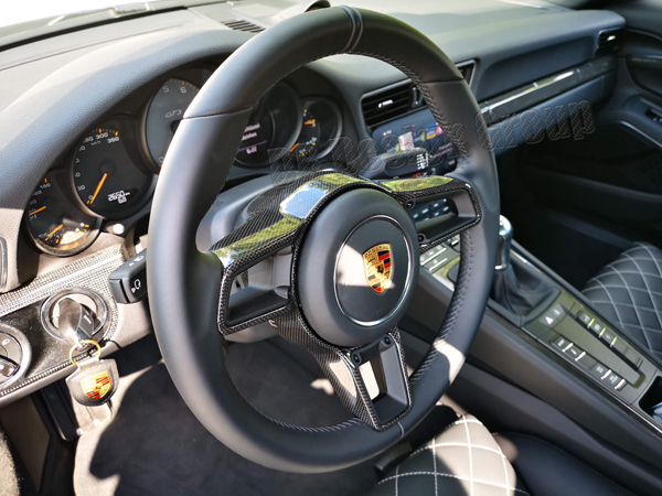 Porsche Sitzbezüge, Polster und Inlets für GT3, GT3 RS und GT4 (RS) –   - Porsche Zubehör, Bezüge & Polster, Carbonteile