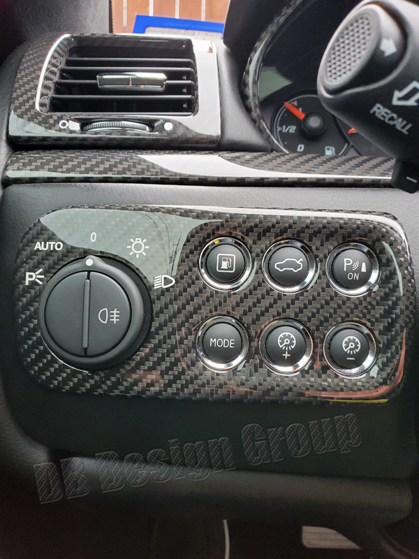 Maserati GranTurismo Carbon light switch unit trim panel dashboard cover headlight