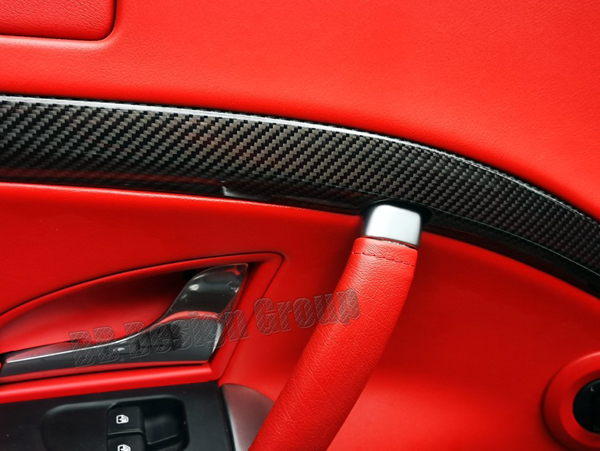 Maserati GT Gran Turismo Gran Cab Cabrio Carbon trim lining door cover strip interior door panel carbon parts