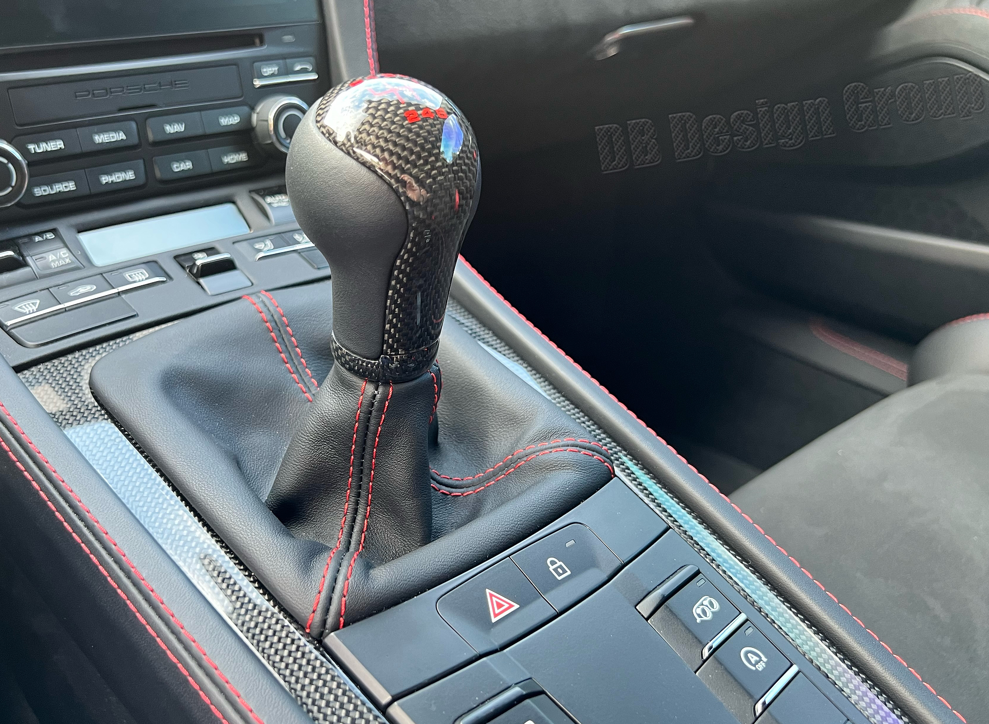  Porsche 991 carbon Schaltknauf Schalthebel Blende Wählhebel Verkleidung Mittelkonsole Carbonteile