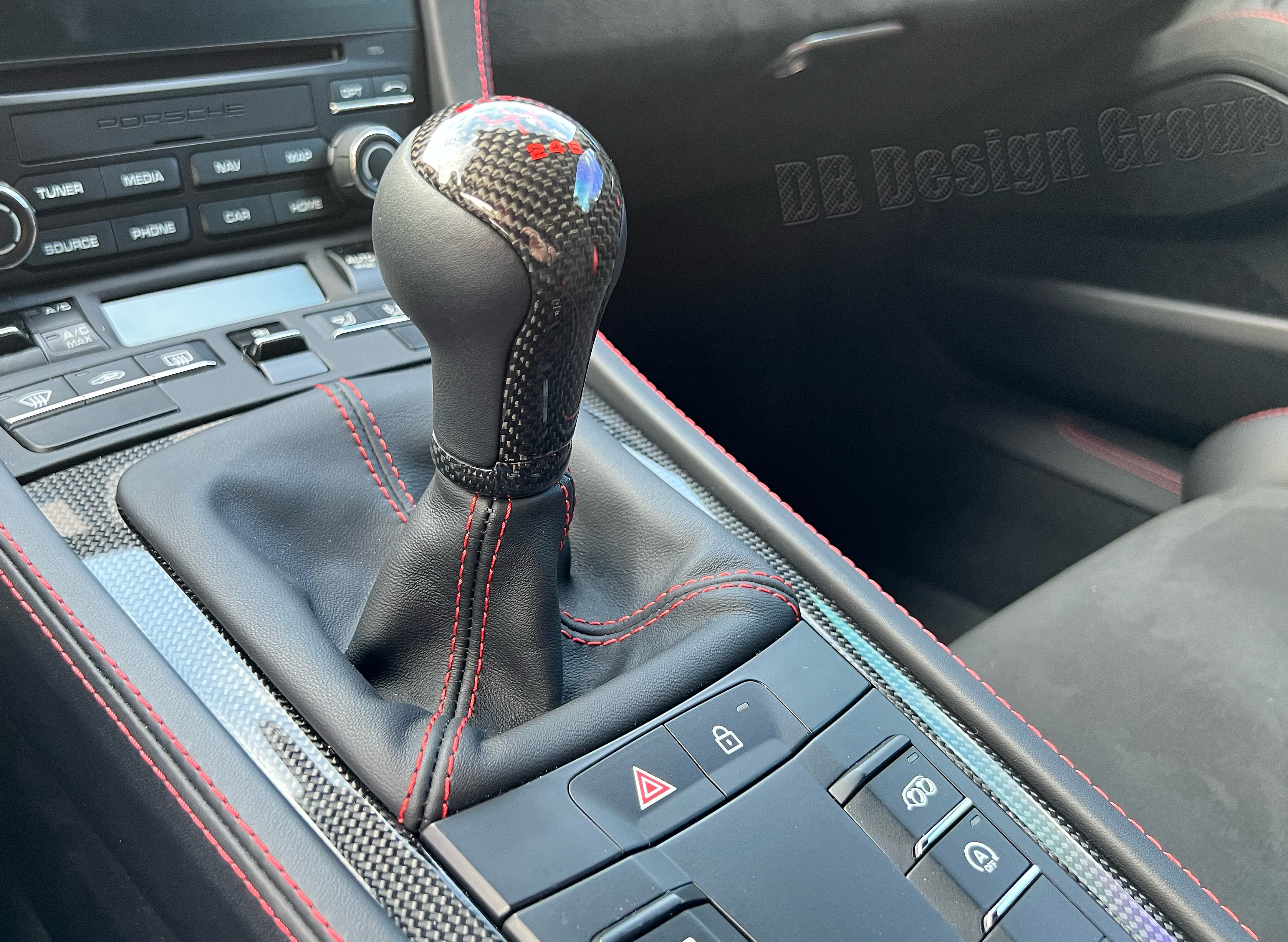 DB Carbon Schalensitz Gurtdurchführungen (4-teilig) für Porsche 991.2 turbo