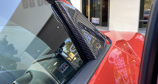  Audi R8 4S carbon side mirror triangle anti wind buffeting trim mirror window exterior carbon parts 