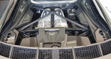  Audi R8 4S Carbon Motorraum Verkleidung Luftfilter Kasten Blende Motor Deckel Carbonteile 