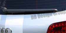  Audi A6 4F RS6 S6 Carbon Heck Fenster Blende Wischerarm Verkleidung Exterieur Carbonteile 