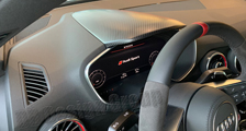  Audi TT 8S TTS TTRS carbon instrument cluster trim speedometer housing cover dashboard interior carbon parts 