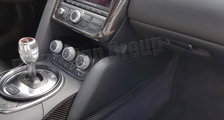  Audi R8 42 carbon navigation frame dash trim screen surround center vent dashboard cover carbon parts 