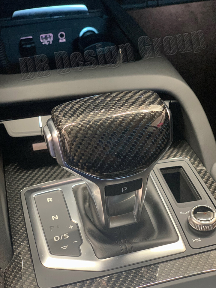 PASSEND FÜR Audi Q3 2019 Mittelkonsole Carbon Blende Schutz