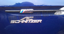  BMW 6er E63 E64 M6 Carbon Emblem Kotflügel Zierleiste Logo Exterieur Carbonteile 