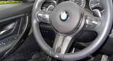  BMW 3er F30 M3 Carbon Lenkrad Spange Dekor Blende Carbonteile 