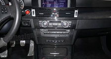  BMW 3er E92 E93 M3 Carbon Dekor Zierleiste Armaturenbrett Klimabedienteil Blende Konsole Aschenbecher Deckel Carbonteile 