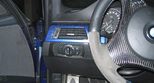  BMW 3er E90 E91 E92 E93 M3 Carbon Blende Licht Schalter Verkleidung Armaturenbrett Carbonteile 