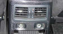  BMW 3er E90 E91 E92 E93 M3 Carbon Blende Mittelkonsole Fond Verkleidung Konsole Carbonteile 