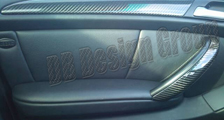  BMW X5 E53 Carbon Zierleiste Tür Dekor Blende Türverkleidung Carbonteile 