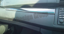 BMW X5 E53 Carbon Zierleiste Armaturenbrett Dekor Einlage Interieur Carbonteile 