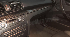  BMW 1er E81 E82 E87 E88 M1 Carbon Dekor Leisten Blende Interieur Carbonteile 