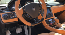  Maserati GranTurismo Carbon Licht Schalter Einheit Blende Zierleiste Dekor Armaturenbrett Carbonteile 