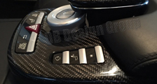  Mercedes Benz W221 AMG carbon center console trim car phone box cover console carbon parts 