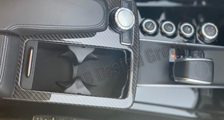  Mercedes Benz W212 E63 AMG carbon armrest trim frame cupholder surround cover console carbon parts 