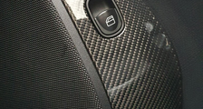  Mercedes Benz W209 CLK 55 63 AMG 500 carbon trim window opener switch cover door panel carbon parts 
