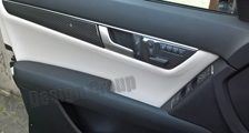  Mercedes Benz W204 C63 AMG carbon door trim lining seat adjusting switch cover door panel carbon parts 