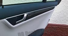  Mercedes Benz W204 C63 AMG carbon door trim lining seat adjusting switch cover door panel carbon parts 
