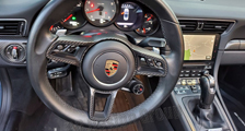  Porsche 981 718 991 911 carbon sport design steering wheel trim arm airbag surround cover PDK gear shifter knob carbon parts 