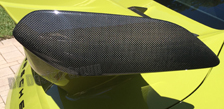  Porsche 991 991.2 GT3 911 carbon rear wing blade spoiler end caps cover exterior carbon parts 