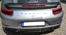  Porsche 991 991.2 turbo 911 Carbon Heck Spoiler Diffusor Motor Deckel Blende Exclusive Serie Carbonteile 