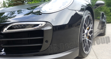  Porsche 991 991.2 turbo 911 carbon front bumper air intake grill slats trim Park sensor cover exterior carbon parts 