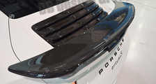  Porsche 991 991.2 turbo 911 Carbon Heck Spoiler Flügel Motor Deckel Lamellen Exterieur Carbonteile 
