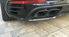  Porsche 991 991.2 turbo 911 carbon rear diffusor spoiler cover exhaust pipe surround exterior carbon parts 