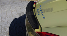  Porsche 981 Boxster Cayman Carbon Heck Spoiler Abrisskante Blende Exterieur Carbonteile 