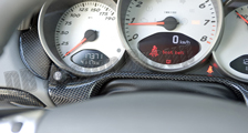  Porsche 987 987.2 Boxster Cayman Carbon Cockpit Kombiinstrument Abdeckung Tacho Hutze Blende Armaturenbrett Carbonteile 