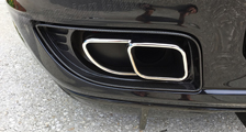  Porsche 997 997.2 turbo 911 Carbon Auspuff Endrohr Umrandung Blende Exterieur Carbonteile 