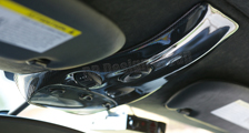  Porsche 997 997.2 911 Carbon Verkleidung Dachhimmel Leseleuchte Blende Schiebedach Carbonteile 