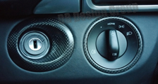  Porsche 987 997 911 Carbon Zündschloss Rosette Lichtschalter Blende Zünd Schlüssel Carbonteile 