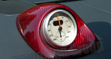  Porsche 987 997 911 Carbon Sport Chrono Uhr Hutze Verkleidung Armaturenbrett Carbonteile 