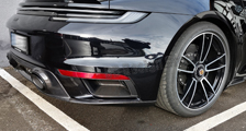  Porsche 911 992 turbo Carbon Heck Diffusor Sport Auspuff Verkleidung Heck Stoßstange Exterieur Carbonteile 