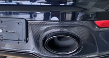  Porsche 911 992 Carrera Carbon Heck Diffusor Sport Auspuff Verkleidung Heck Sport Design Stoßstange Exterieur Carbonteile 