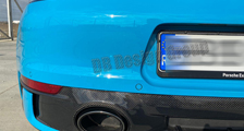  Porsche 911 992 Carrera Carbon Heck Diffusor Sport Auspuff Verkleidung Heck Stoßstange Exterieur Carbonteile 