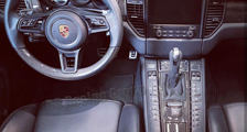  Porsche Macan 95B Carbon Sport Design Lenkrad Blende Zierleisten Interieur Dekor Carbonteile 