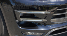  Porsche Macan 95B Carbon Spoiler Lippe Front Lufteinlass Center Grill Verkleidung Tagfahrleuchten Carbonteile 
