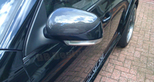  Porsche Cayenne 955 957 Carbon Spiegel Gehäuse Seitenspiegel Schale Dekor Zier Leisten Fenster Exterieur Carbonteile 