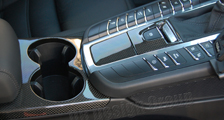  Porsche Macan 95B Carbon Blende Konsole Zierleiste Dekor Aschenbecher Deckel Schalter Parkbremse Mittelkonsole Carbonteile 