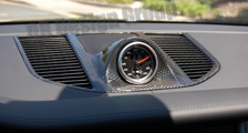  Porsche Macan 95B carbon sport chrono clock trim panel air grill cover dashboard carbon parts 