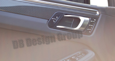  Porsche Macan 95B Carbon Tür Griff Blende Zierleiste Dekor Türverkleidung Carbonteile 