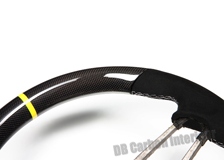  carbon steering wheel Porsche 981 991 leather alcantara flat bottom 12 o´clock ring 