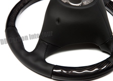  carbon steering wheel Porsche 911 986 996 leather alcantara flat bottom 12 o´clock ring 