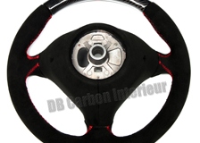  carbon steering wheel Porsche 986 996 911 leather alcantara flat bottom 12 o´clock ring 