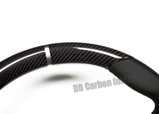  Carbon Lenkrad Porsche 986 996 911 Leder Alcantara abgeflacht 12 Uhr Ring  